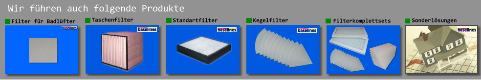 Weitere baselines Angebote
